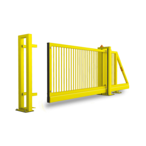 Portail industriel coulissant